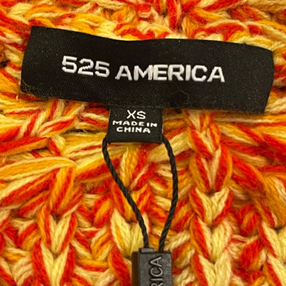 NEW! 525 America Born in Brklyn Rainbow Marled Cardigan Sweater Size XS NWT! - Picture 14 of 16